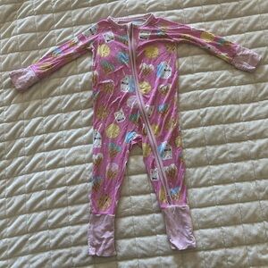 Little Sleepies One Piece- Milk & Cookies